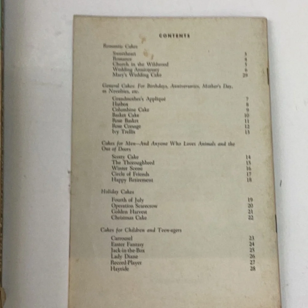 Vintage Cake Decorating Books & Brochures Bundle‎